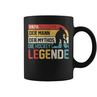 Papa Hockey Legende Tassen, Retro Hockeyspieler Design - Seseable