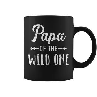Papa Of The Wild One Daughter Matching Family For Grandpa Gift For Mens Coffee Mug | Mazezy
