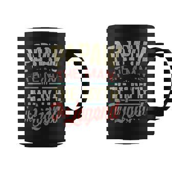 Papaw From Grandchildren Papaw The Myth The Legend Gift For Mens Coffee Mug - Seseable