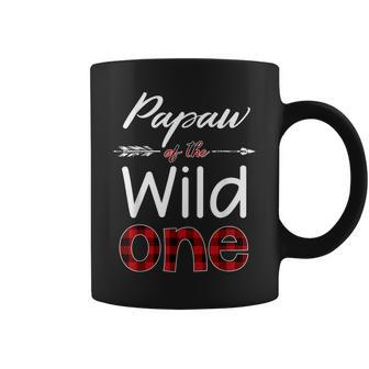 Papaw Of The Wild One Buffalo Plaid Lumberjack Coffee Mug - Seseable