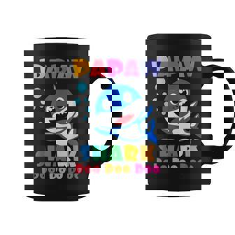 Papaw Shark Funny Fathers Day Gift For Mens Dad Coffee Mug - Seseable