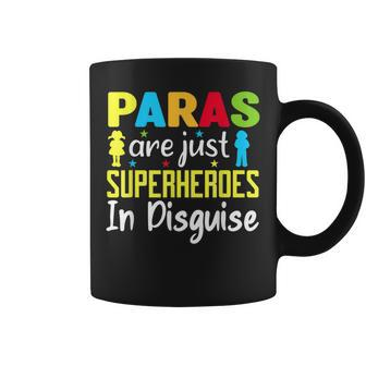 Paraprofessional Teacher Are Just Superheroes In Disguise Coffee Mug - Seseable