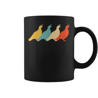Partridge Vintage Retro Bird Quail Grouse Lover 60S 70S Gift Coffee Mug - Seseable