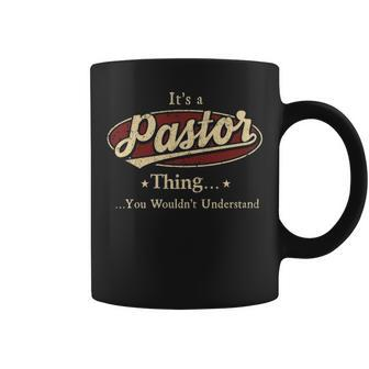 Pastor Personalized Name Gifts Name Print S With Name Pastor Coffee Mug - Seseable