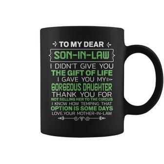 Patrick’S Day To My-Dear Son In Law Gifts From Mother-In-Law Coffee Mug - Thegiftio UK