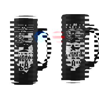 Patriotic Dad Beard Fathers Day All American Dad 4Th Of July Coffee Mug | Mazezy