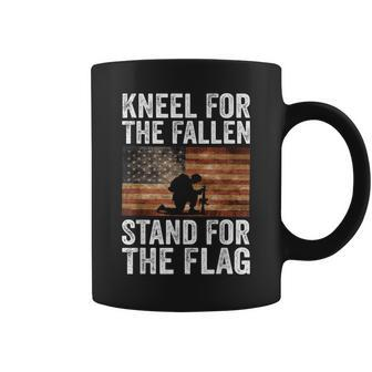 Patriotic Military Veteran American Flag Stand For Men Women Coffee Mug | Mazezy