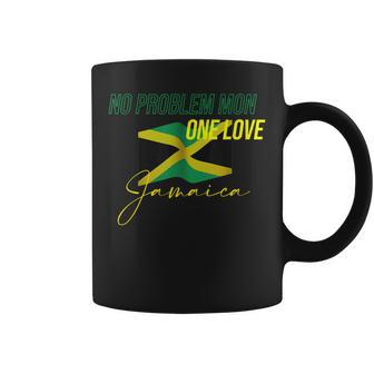 Patriotic One Love Jamaica Pride Clothing Jamaica Flag Color Coffee Mug | Mazezy