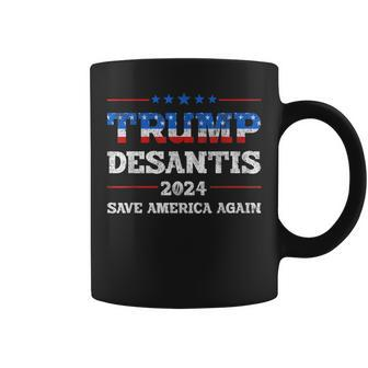 Patriotic Trump Desantis 2024 Make Liberals Cry Again Usa V2 Coffee Mug - Seseable