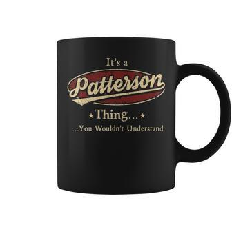 Patterson Personalized Name Gifts Name Print S With Name Patterson Coffee Mug - Seseable