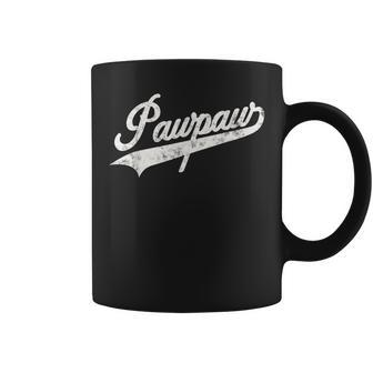 Pawpaw Vintage Retro Style Father’S Day Gift For Dad Grandpa Coffee Mug - Seseable