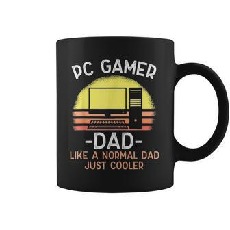 Pc Gamer Dad Like A Normal Dad Just Cooler Funny Gamer Coffee Mug - Seseable