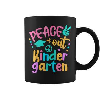 Peace Out Kindergarten Grade Last Day Of School Teacher Kids Coffee Mug - Thegiftio UK