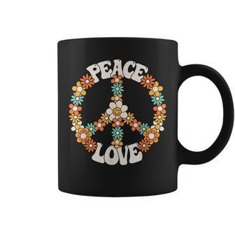 Peace Sign Love 60S 70S Costume Groovy Hippie Theme Party V3 Coffee Mug | Mazezy
