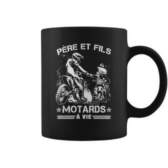 Père Et Fils Motards À Vie Tassen - Seseable