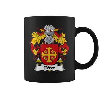 Perez Coat Of Arms Family Crest Coffee Mug - Seseable