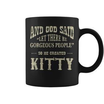 Personalized Birthday Gift Idea For Person Named Kitty Coffee Mug - Seseable