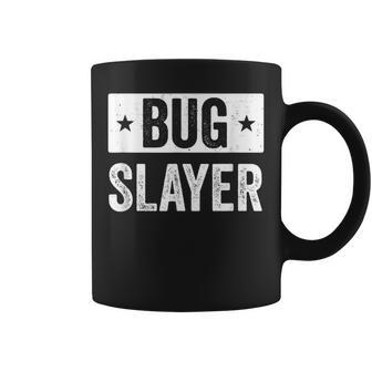 Pest Control Bug Exterminator Bug Slayer Funny Coffee Mug | Mazezy