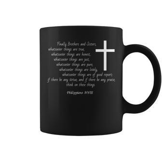 Philippians 48 Christian Bible Verse Religious Scripture Coffee Mug | Mazezy