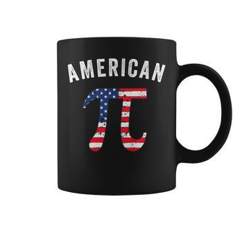 Pi Day American Flag Patriotic Math Nerd 314 July 4Th Gift Coffee Mug | Mazezy