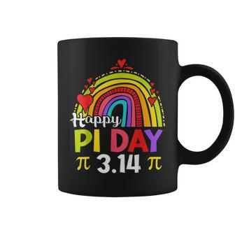 Pi Day Teacher Rainbow Funny Happy Pi Day 3 14 Coffee Mug - Seseable