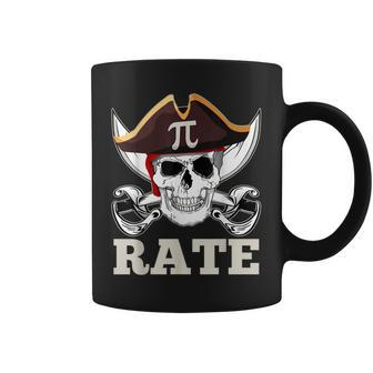 Pi-Rate Pi Day Mathematician Math Geek Pirate Lover Coffee Mug - Seseable