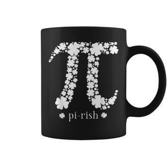 Pi Rish Lucky Shamrock Irish Math Teacher St Patrick Day Coffee Mug - Seseable