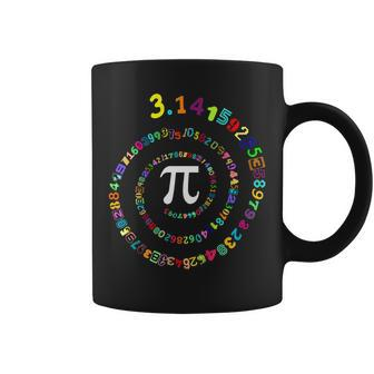 Pi Spiral Novelty  For Pi Day Kids Teacher Coffee Mug