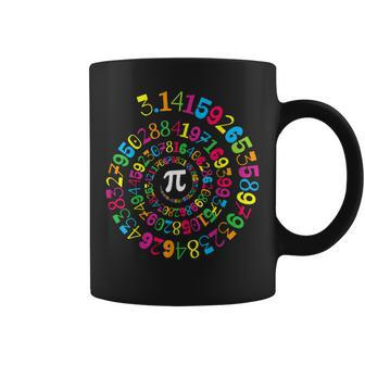 Pi Spiral Novelty Math Geek 3 14 Pi Day V2 Coffee Mug - Seseable