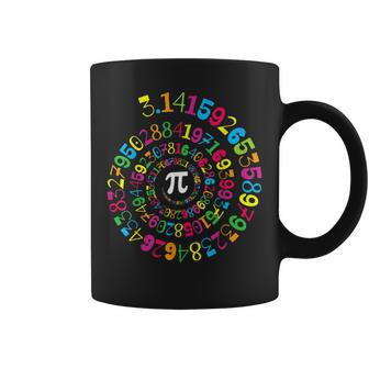 Pi Spiral Novelty Math Geek 314 Pi Day Coffee Mug - Seseable