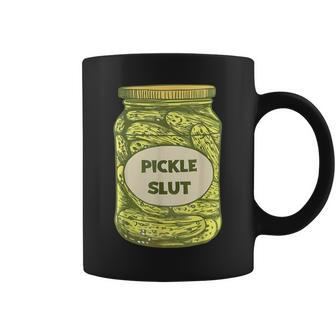Pickle Slut Funny Canned Pickles Coffee Mug | Mazezy