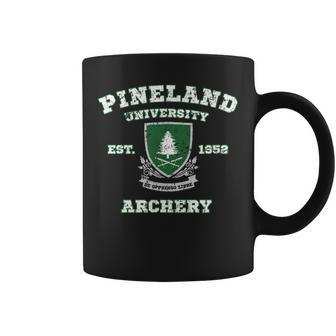 Pineland University Athletics Sports Vintage T Archery Coffee Mug - Seseable