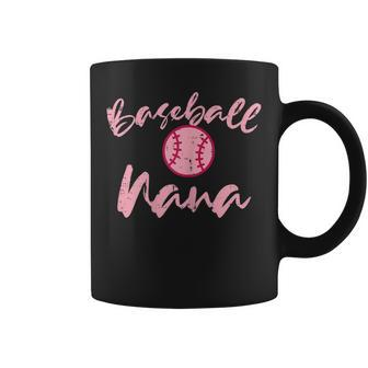 Pink Baseball Nana Cute Family Matching Grandma Mimi Women Gift For Womens Coffee Mug | Mazezy
