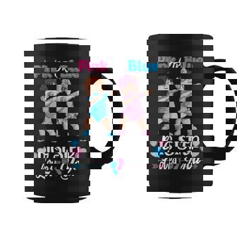 Pink Or Blue Big Sister Loves You Baby Gender Reveal Party Coffee Mug | Mazezy