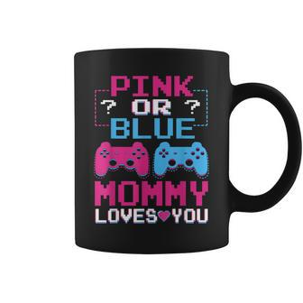 Pink Or Blue Gender Reveal Video Game Dad Gamer Mommy Baby Coffee Mug | Mazezy