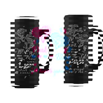 Pink Or Blue Poppa Loves You Baby | Gender Reveal Party Coffee Mug | Mazezy