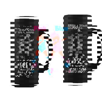 Pink Or Blue Uncle Loves You Black Baby Gender Reveal Party Coffee Mug | Mazezy
