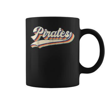 Pirates Sports Name Vintage Retro For Men Women Boy Girl Coffee Mug | Mazezy