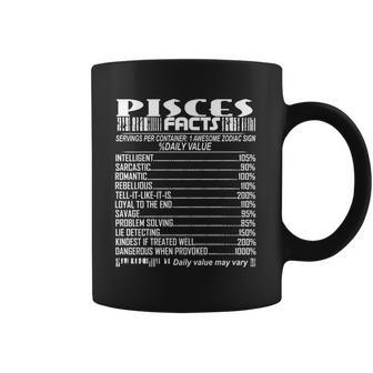 Pisces Facts V2 Coffee Mug - Thegiftio UK