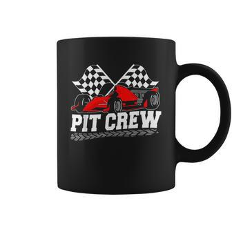 Pit Crew Car Racing Checkered Flag Racing Party Coffee Mug - Thegiftio UK