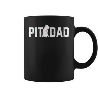 Pit Dad Pitbull Dog T Fathers Day Gift Coffee Mug | Mazezy