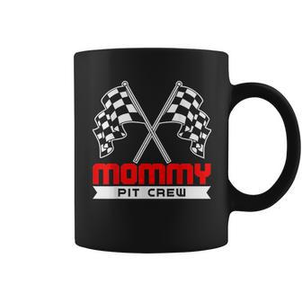 Pit Mom Crew Funny Mommy Racing V2 Coffee Mug - Thegiftio UK