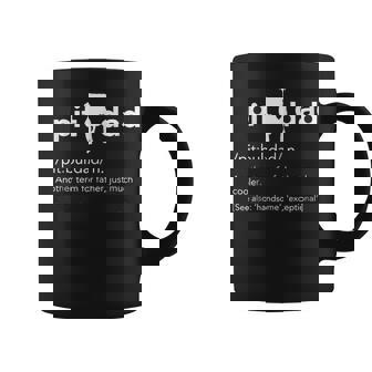 Pitbull Dad Definition Funny T Gift For Father Or Dad Coffee Mug | Mazezy