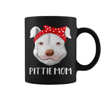 Pitbull Dog Lovers Pittie Mom Mothers Day Pit Bull Coffee Mug - Thegiftio UK