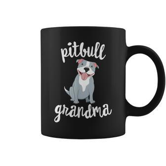 Pitbull Grandma Pawma Dog Grandparents Grand Maw Coffee Mug | Mazezy