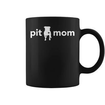 Pitbull Mom Dog Funny For Pit Bull Owners Coffee Mug | Mazezy