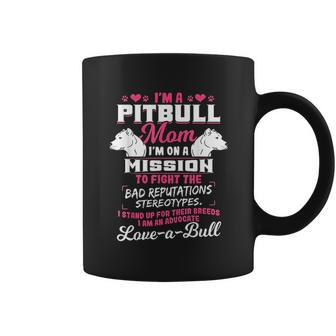 Pitbull Mom Dog Lover Pittie Mothers Day Coffee Mug - Thegiftio UK