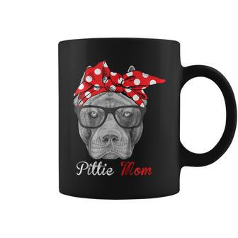 Pittie Mom Shirt For Pitbull Dog Lovers-Mothers Day Gift Coffee Mug | Mazezy