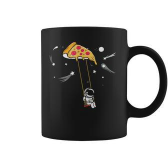 Pizza Swing Astronaut Love Eating Pizza Space Science Outfit Coffee Mug - Seseable