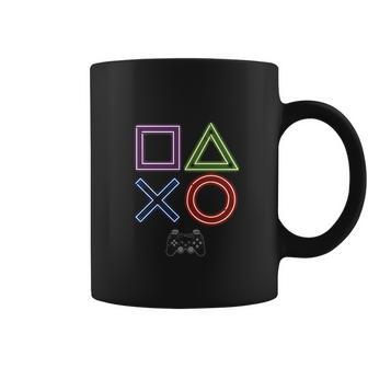 Playstation Boys Gamepad Controller Buttons Graphic Icons Coffee Mug - Thegiftio UK